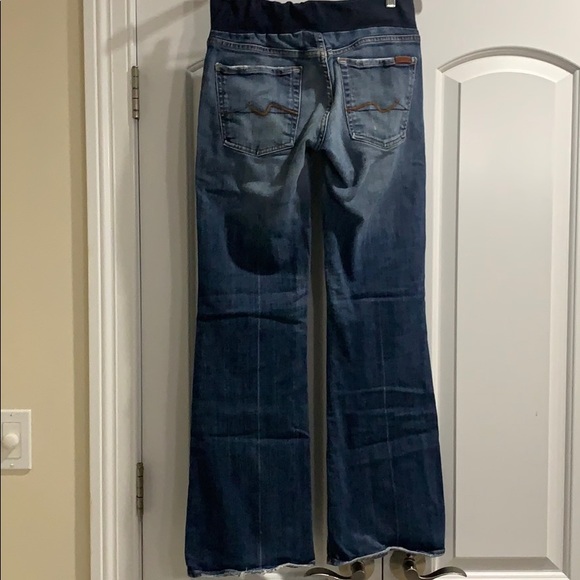 🤰🏼A Pea in the Pod Maternity Seven Bootcut Jeans 🤰🏼size 30 - Picture 2 of 6